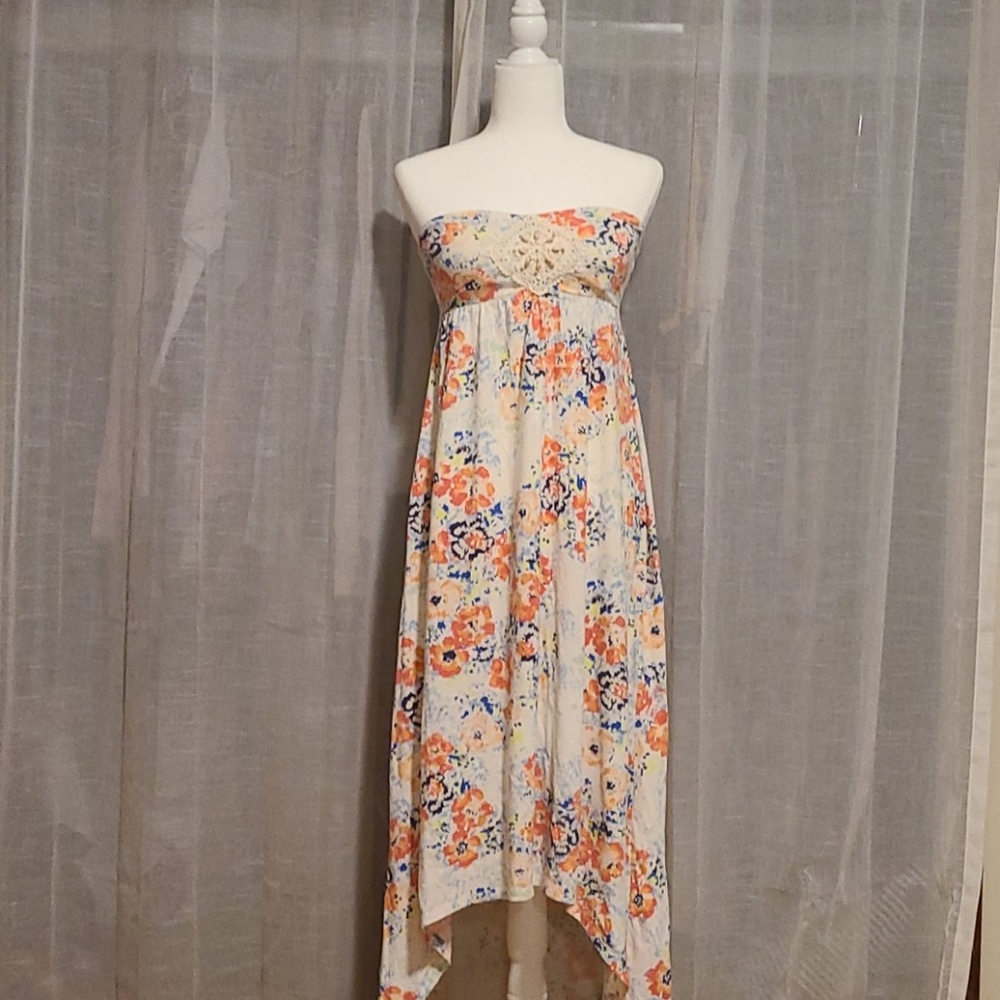 Strapless floral Maxie by Energie